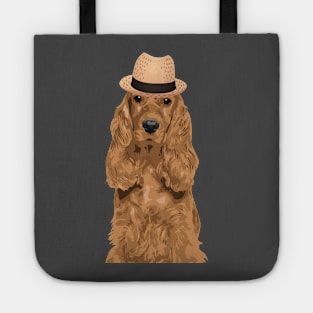 Elegant Cocker Spaniel T-Shirt for Dog Lovers Tote