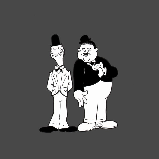 Laurel and Hardy by ArtofBJF