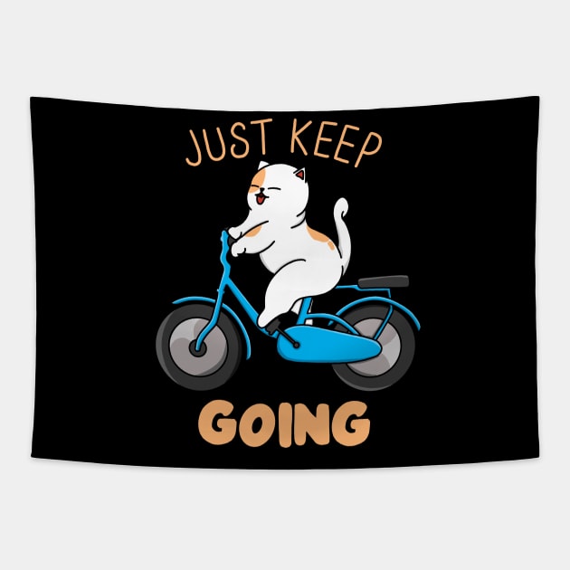 Just Keep Going Tapestry by Kimprut