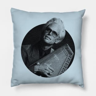 Baby Billy black and white artwork Pillow