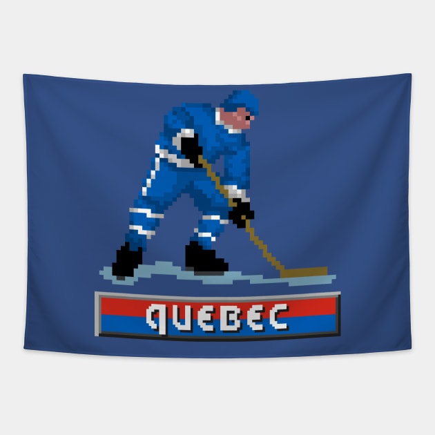 Quebec Hockey Tapestry by clarkehall