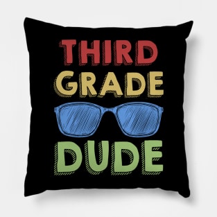 3rd Grade Dude Back To School First Day Of 3rd Grade Pillow