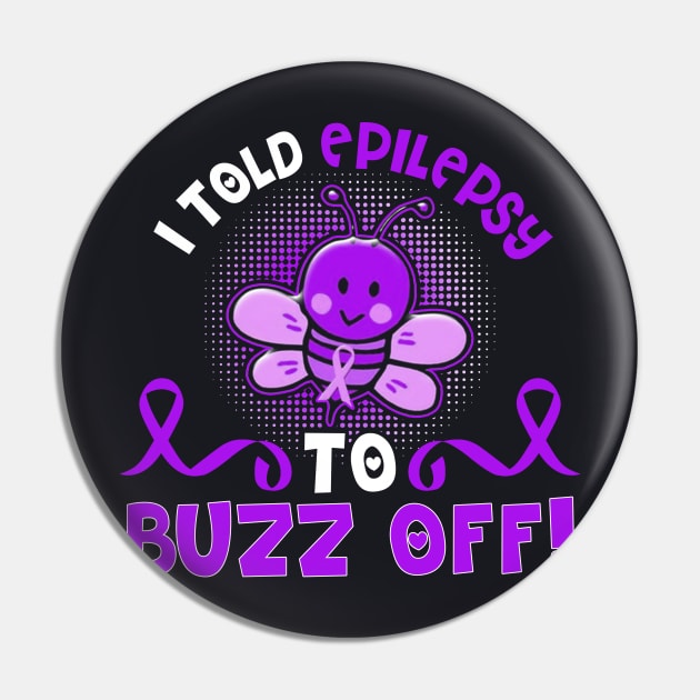 funny epilepsy bee warrior Pin by TeesCircle