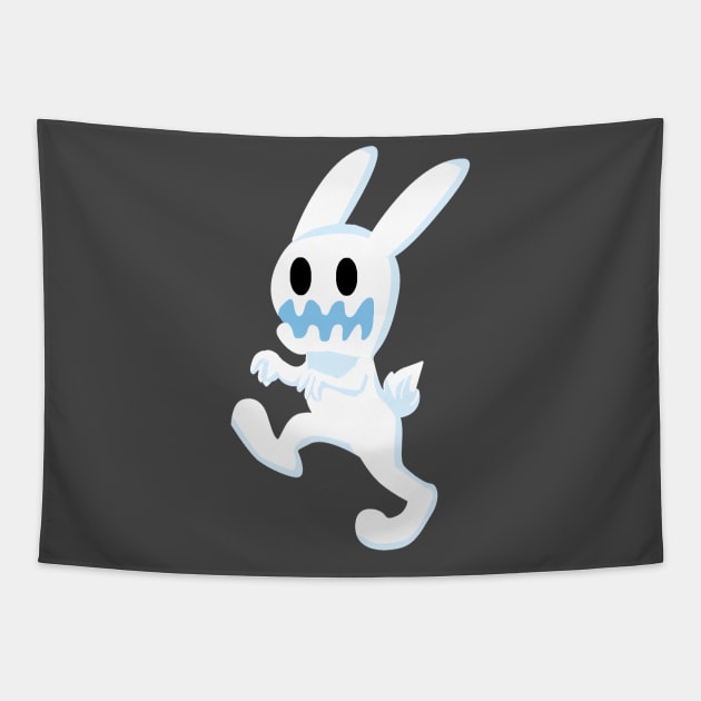 CUTE ZOMBIE BUNNY Tapestry by droidmonkey