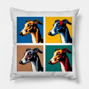 Greyhound Pop Art - Dog Lovers Pillow