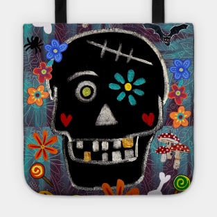 Halloween Skull Tote