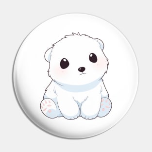 Cute baby polar bear Pin