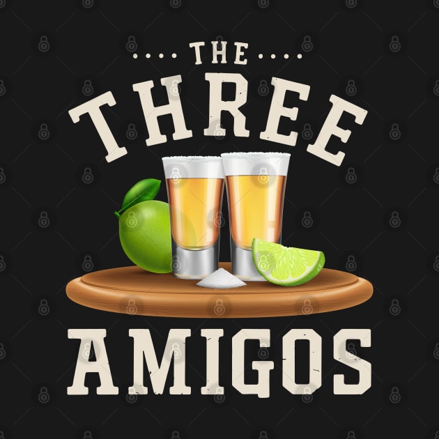 The Three Amigos Lime Salt Tequila Funny Cinco De Mayo Gifts by Angelavasquez