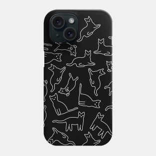 Expressionless cats Phone Case