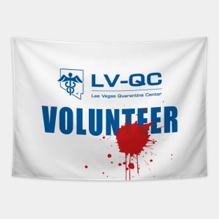 Las Vegas Quarantine Center Volunteer (bloodstained) Tapestry