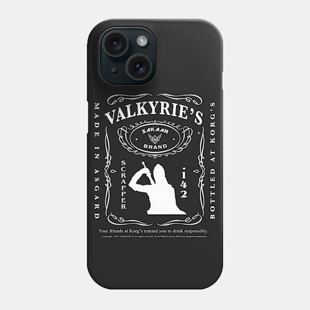 Valkyrie's Liquor - Bottled At Korg's Phone Case by alarts