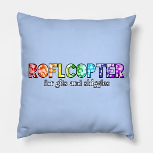 Roflcopter Pillow