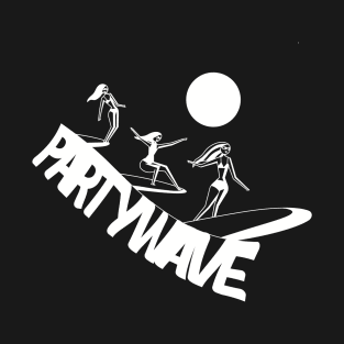 Party Wave White T-Shirt