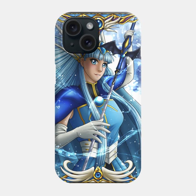 Umi Ryuuzaki from the Magic Knight Rayearth anime Phone Case by Chiisa