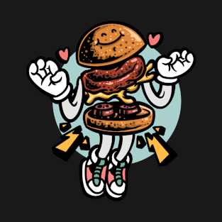 yummy burger,  burger lovers,  burger gift, food designs, food lovers T-Shirt