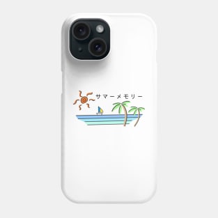 Aesthetic Summer Memory Retro Beach Phone Case