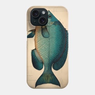 Bluegill Fish Print Phone Case