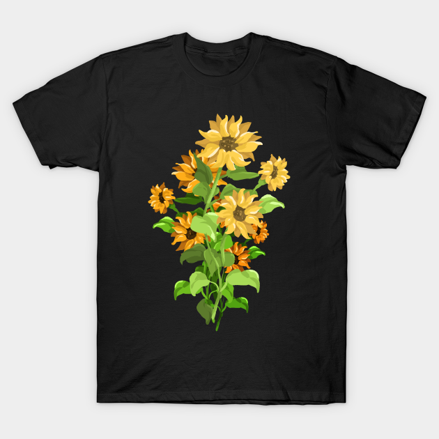 Sun Flower - Flower - T-Shirt