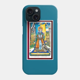 Ukrainian Queen, ( wine border) Phone Case