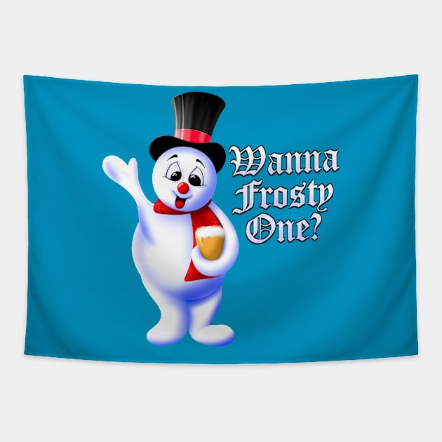 Wanna Frosty One Tapestry by JAC3D