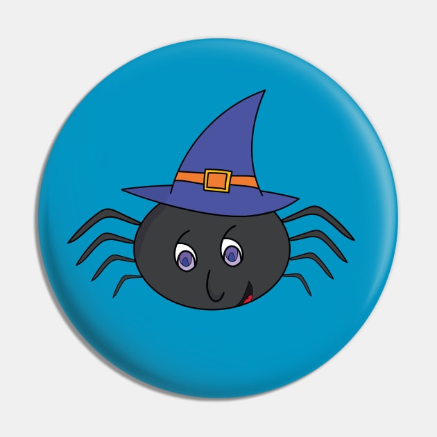 Little Spider Witch Halloween Pin by DiegoCarvalho