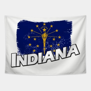 Indiana flag Tapestry