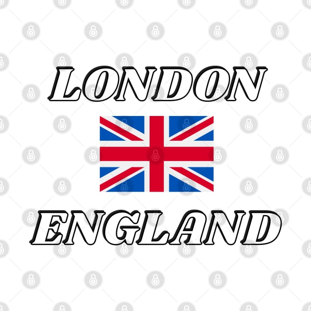 London England - UK flag by brightnomad