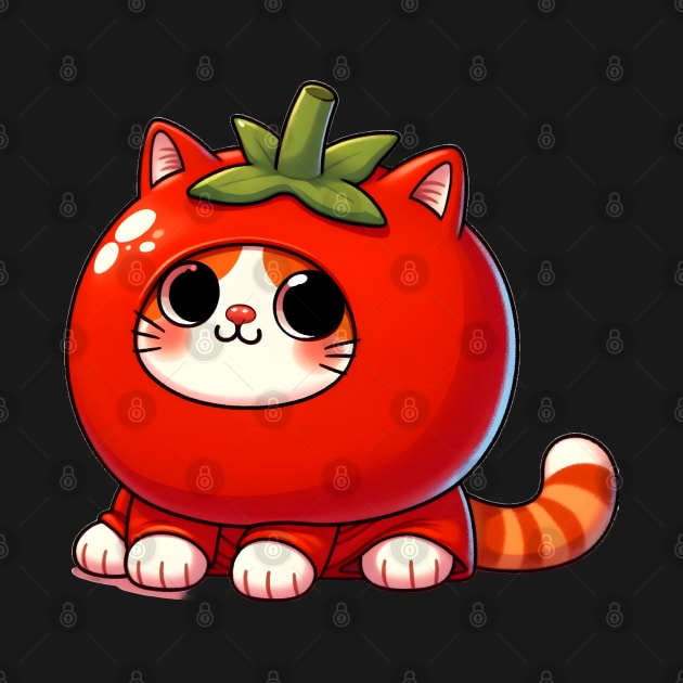 Cat in a Tomato Costume by FromBerlinGift