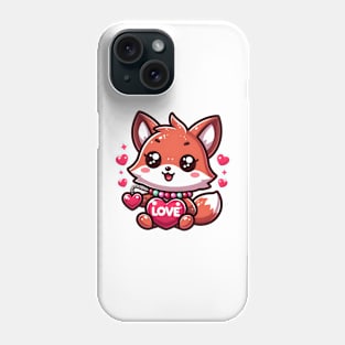 Valentine's Cartoon Delights T-Shirt Phone Case