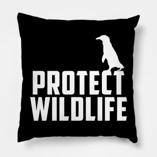 protect wildlife - penguin Pillow