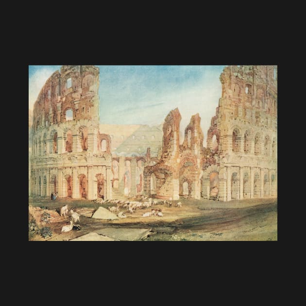 Colosseum, Rome by J M W Turner 1820 by artfromthepast