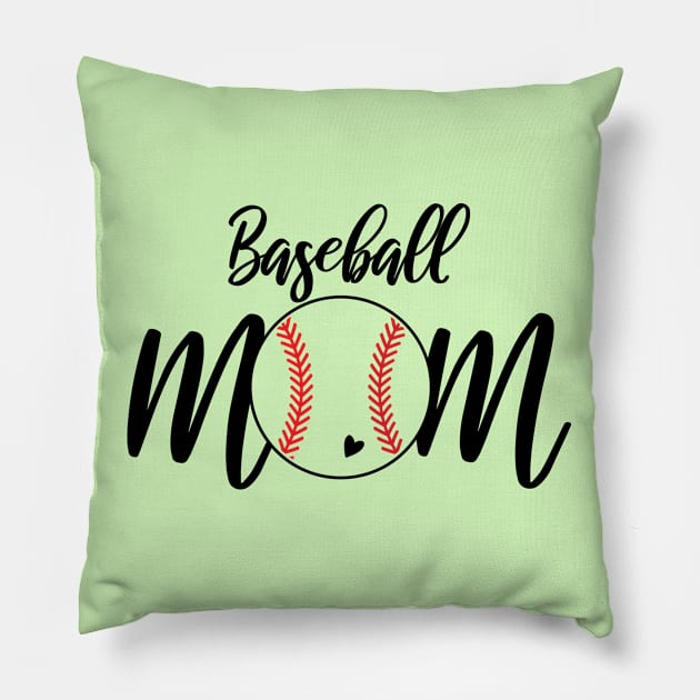 Baseball Mom Pillow by Hashop