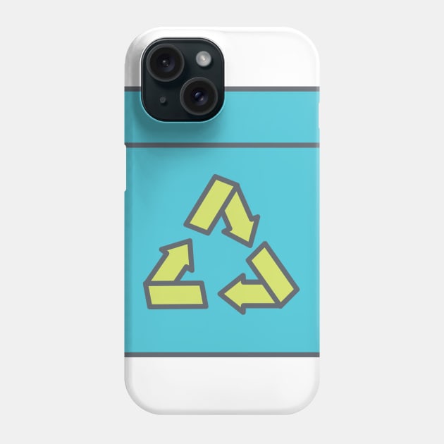 Recycle Bin Phone Case by Jonathan Wightman