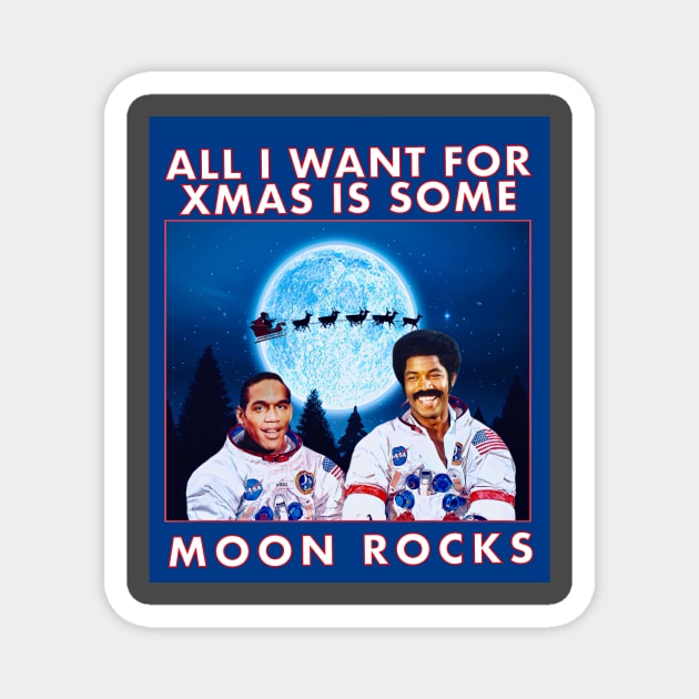 Black Dynamite Christmas Magnet by Freedomland