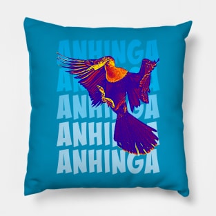 Anhinga Landing Pillow