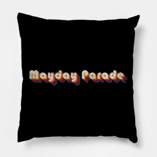 retro vintage Mayday Parade Pillow