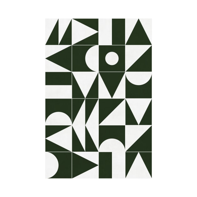 My Favorite Geometric Patterns No.15 - Deep Green by ZoltanRatko