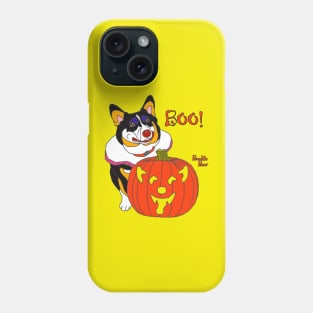 Bookie Boo the Corgi Clown - Boo! Phone Case