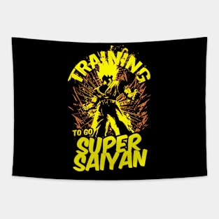 Training To Go Super Saiyan Tapestry