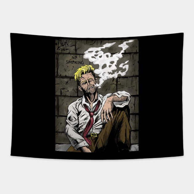 HellBlazer Tapestry by Art Of Lunatik