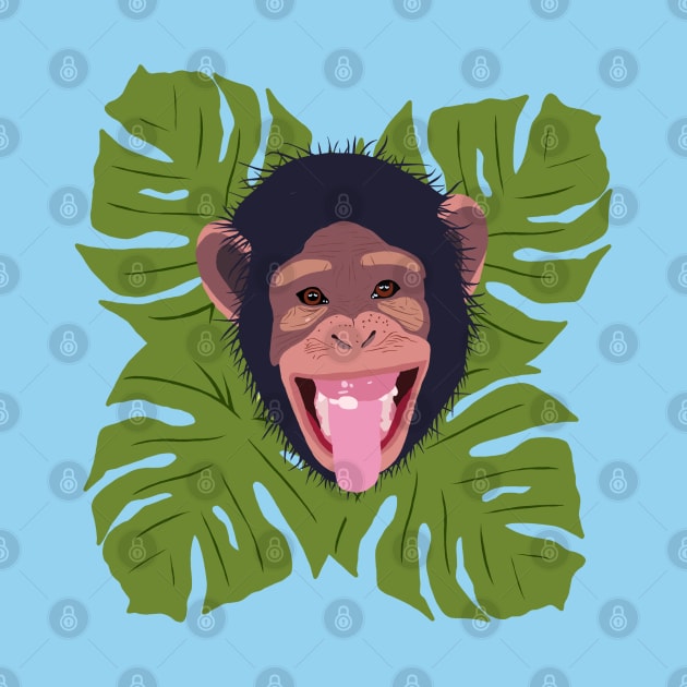 Happy Monkey by ElviaMontemayor