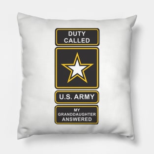 DutyCalledArmy Granddaughter Pillow