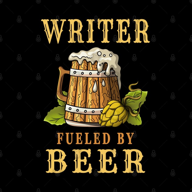 Writer Fueled by Beer by jeric020290