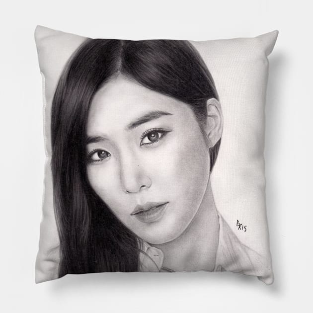 Girls' Generation Tiffany Hwang Pillow by kuygr3d