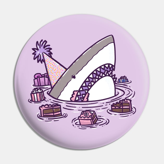 Birthday Princess Shark II Pin by nickv47