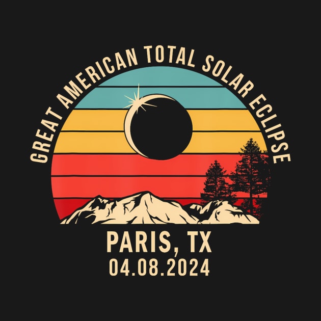 Paris Tx Texas Total Solar Eclipse 2024 by SanJKaka