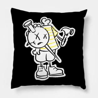 Mr. Sinmo yellow Pillow