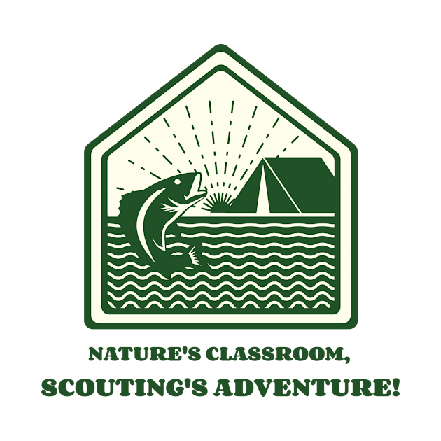 Nature's classroom, Scouting's adventure by CheekyClothingGifts