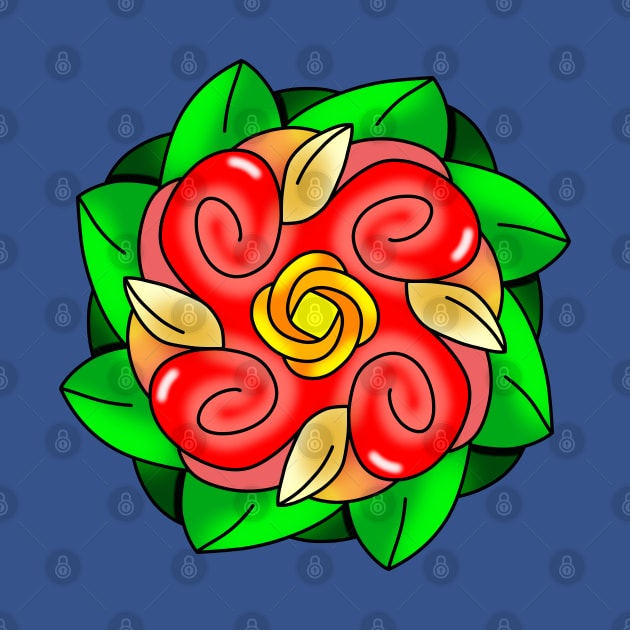 Symetric Round Flower by MarciRox