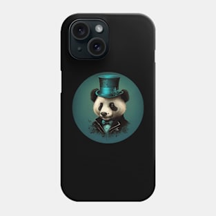 Panda wearing Top Hat Phone Case